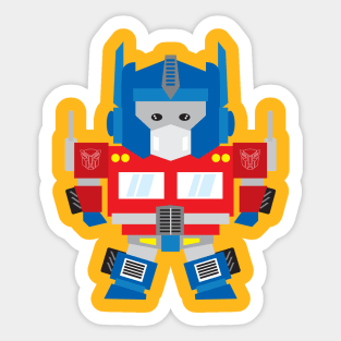 Optimus Prime Chibi Sticker